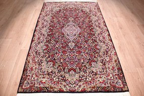 Kerman Tappeto 130x220 (Iran) Annodato A Mano