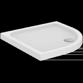 Piatto doccia IDEAL STANDARD in ceramica semicircolare Tirso L 90 x L 90 x H 7 cm bianco