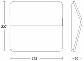STEINEL 035730 - Numero civico solare LED XSolar LH-N LED/0,03W IP44