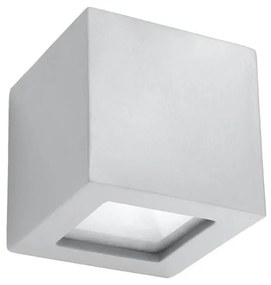 Sollux SL.0871 - Applique LEO 1xE27/60W/230V grigio