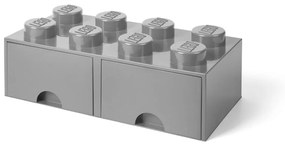 Contenitore grigio con due cassetti - LEGO®