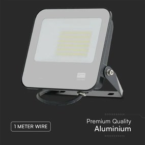 Riflettore LED SAMSUNG CHIP LED/50W/230V 6500K IP65 nero