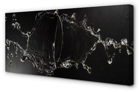 Stampa quadro su tela Gocce d'acqua 100x50 cm