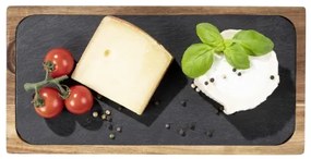 WENKO 55103100 - Tagliere BLACK OUTDOOR KITCHEN 30x15 cm marrone/grigio