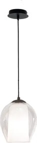 Lampada sospensione D20 cm - vetro soffiato Trasparente BONNIE MOD1