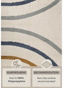 Tappeto per bambini color crema 160x235 cm Double Rainbow – Hanse Home