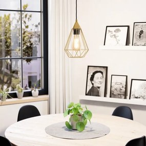 Eglo 43681 - Lampadario su corda TARBES 1xE27/60W/230V d. 17,5 cm