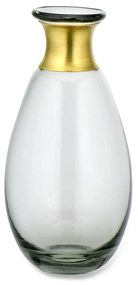 Vaso in vetro grigio, altezza 14 cm Miza - Nkuku
