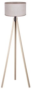 Duolla - Lampada con piedistallo 1xE27/60W/230V diametro 44 cm beige