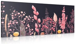 Quadro su tela – Variazione di erba in rosa