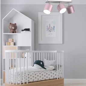 Faretto DIXIE 3xGX53/11W/230V rosa