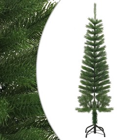 Albero di Natale Artificiale Sottile con Base in PE, 520 cm