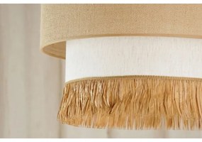 Brilagi - Lampadario a cavo WINNETOU BOHO 1xE27/15W/230V Ø 45 cm marrone/crema