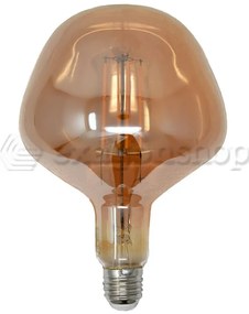 Lampadina design 13,5x19,5 cm E27 4W 305 lumen dimmerabile 2700k A luce calda vetro ambra Vintage