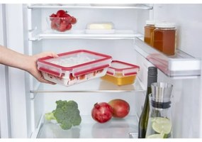 Tefal - Contenitore per alimenti 0,85 l MSEAL GLASS rosso/vetro