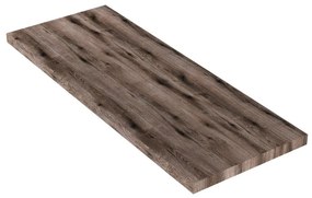 Top per lavabo Kros L 120 x H 4 x P 46 cm rovere fossile truciolare