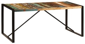 Tavolo da Pranzo 180x90x75 cm in Legno Massello di Recupero