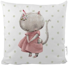 Cuscino per bambini in cotone Mouse, 45 x 45 cm Little Mouse - Butter Kings