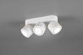 Taurus barra 3 spots led 15w 1350lm, 3000k metallo bianco orientabi...