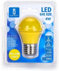Lampadina LED G45 E27/4W/230V gialla - Aigostar