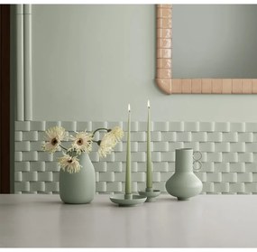 Vaso color salvia in metallo (altezza totale 20 cm) Loha – Blomus