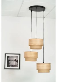 Brilagi - Lampadario a cavo MONTANA BOHO 3xE27/15W/230V marrone/nero