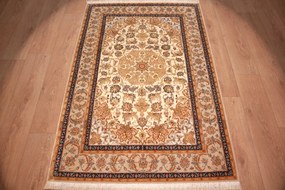 Isfahan Tappeto 100x160 (Iran) Annodato A Mano