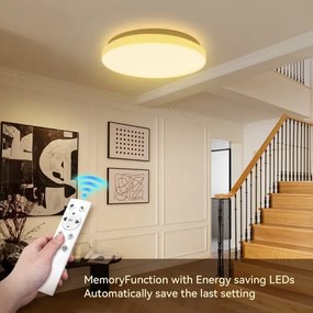 Brilagi - Lampada LED dimmerabile MILKY WAY LED/24W/230V 3000-6500K Ø 38 cm + telecomando