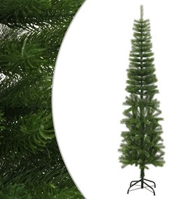 Albero Di Natale Artificiale Sottile Con Base 240 Cm Pe /