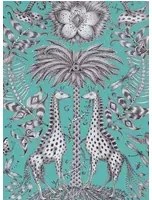 Clarke & Clarke Carta da parati Kruger - Teal