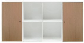 Cassapanca bianca in rovere Hammel , 136 x 69 cm Mistral Kubus - Hammel Furniture