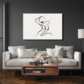 Quadro su tela – Linea delicata del corpo femminile