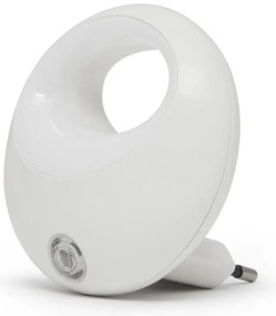 LED Luce di orientamento con presa e sensore LED/1W/230V bianca