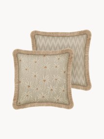 Cuscino reversibile in & outdoor fatto a mano Laura & Rosita