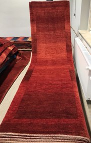 Loribaft Tappeto persiano 90x290 Rosso (Iran) Annodato A Mano