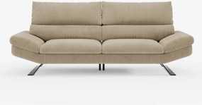 Eclipse Divano dal design moderno 2 e 3 posti con schienali traslanti - piedini alti in elegante microfibra smacchiabile T11