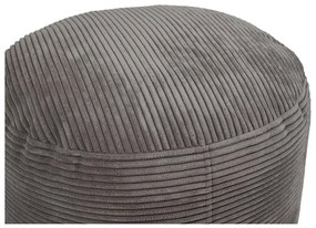 Poggiapiedi viola con rivestimento in velluto a coste Om 60 – SLOWDOWN