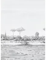Isidore Leroy Carta da parati panoramica Rivage Gris - Panel 1