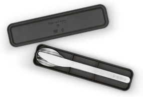 Set di posate da viaggio argentato in acciaio inox 3 pz Make &amp; Take - Brabantia