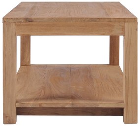 Tavolino da salotto 100x50x40 cm in legno massello di teak