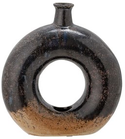 Vaso nero in gres fatto a mano Baldvin - Bloomingville