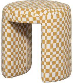 Sgabello giallo imbottito Charlie – WOOOD