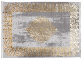 Tappeto moderno grigio con motivo orientale Larghezza: 200 cm | Lunghezza: 300 cm