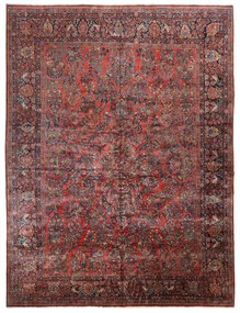Sarouk Tappeto 380 x 490 (Iran) Annodato A Mano