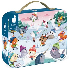 Puzzle - Palle Di Neve - 36 pezzi