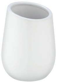 Tazza in ceramica bianca per spazzolini da denti Badi - Wenko