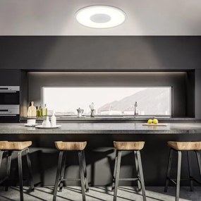 Telefunken 320104TF - Plafoniera LED da soffitto RGBW dimmerabile, LED/21W/230V, 3000–6500K + telecomando