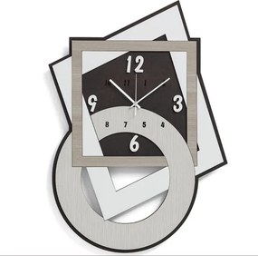 Orologio da parete 40x59 cm in legno laminato RSN - GEOMETRICO