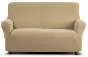 Copri Divano Elasticizzato Beige 2 Posti New Magic in Cotone