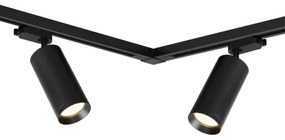 Faretto per sistema a binario MICA 4xGU10/10W/230V nero